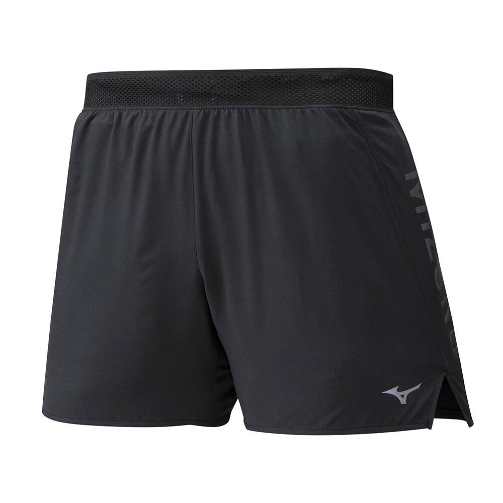 Mizuno Men's Shorts Black Aero 4.5 Apparel - J2GB004509